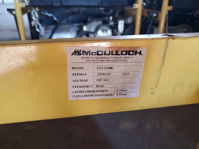 2006 Mcculloch FG5700MK Generation