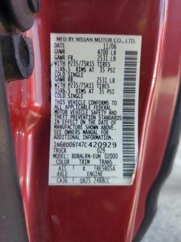 2007 Nissan Frontier King Cab XE