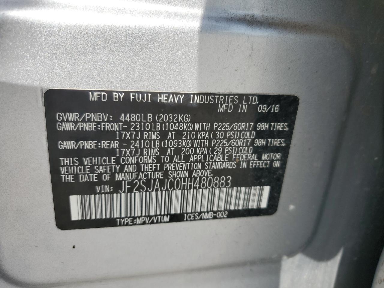 2017 Subaru Forester 2.5i Limited