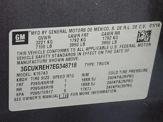 2014 Chevrolet Silverado K1500 LT