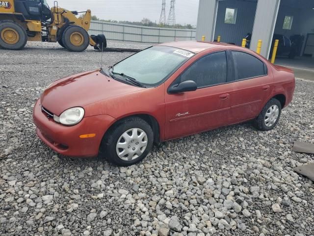 2001 Plymouth Neon Base