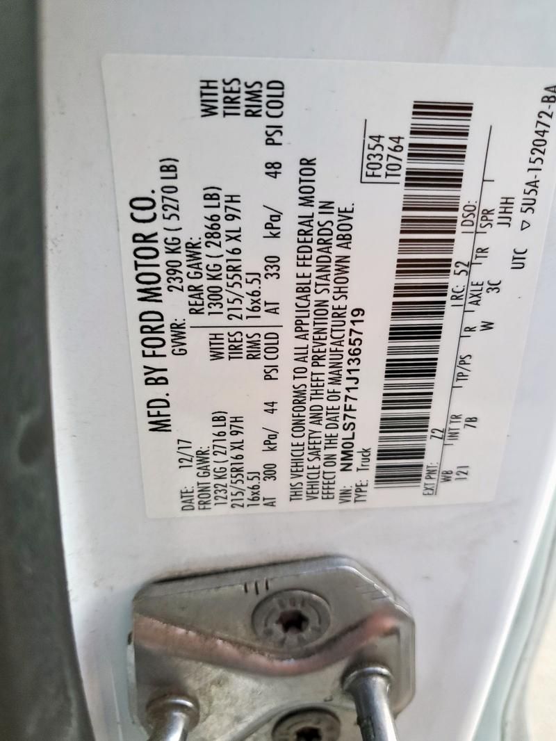 2018 Ford Transit Connect XLT