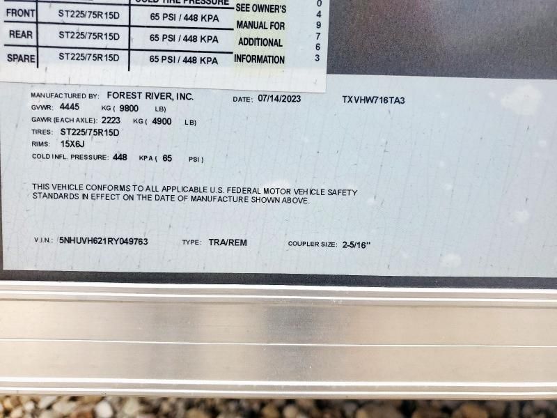 2024 Wildwood 2024 Forest River TXVHW716TA3 Enclosed Cargo Trail