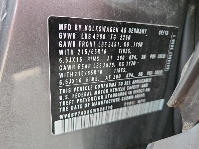 2016 Volkswagen Tiguan S