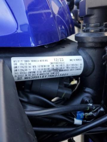 2024 Yamaha YZFR3 A