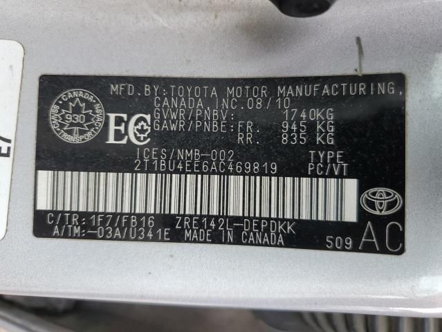 2010 Toyota Corolla Base