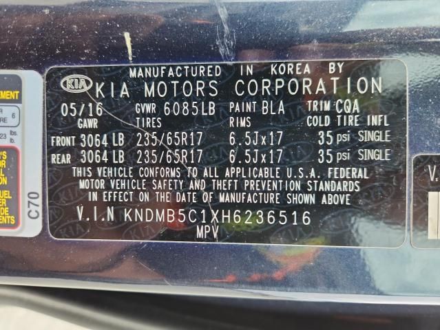 2017 KIA Sedona LX