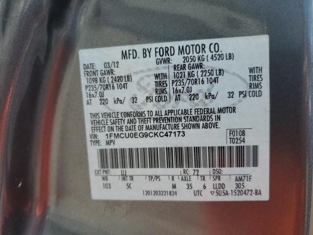 2012 Ford Escape Limited