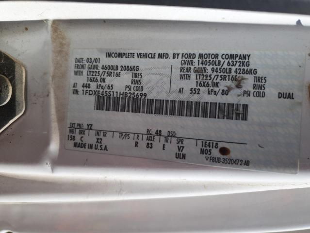 2001 Fouw 2001 Ford Econoline E450 Super Duty Cutaway Van