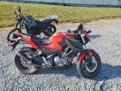 Honda salvage cars for sale: 2015 Honda CB300 F
