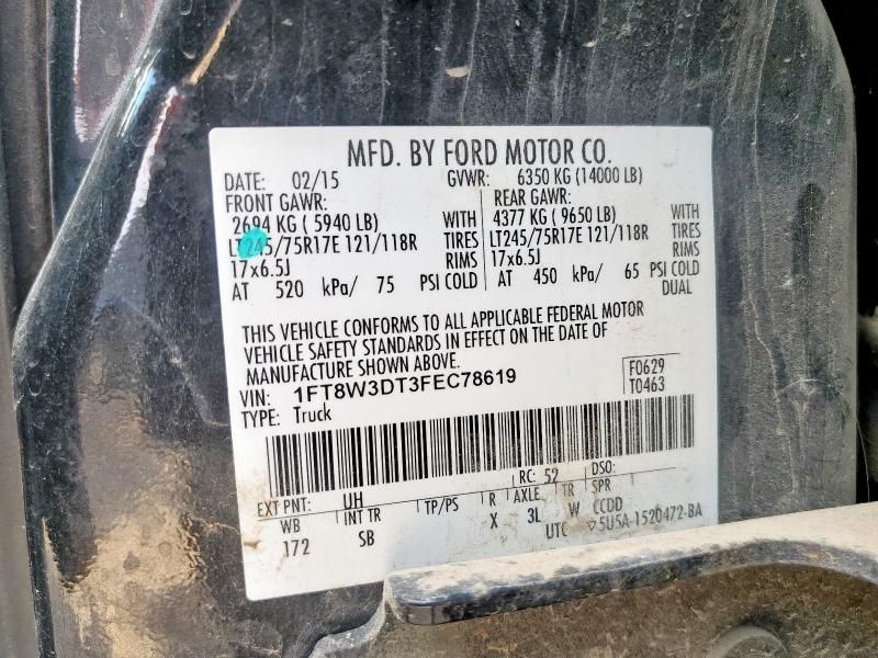 2015 Ford F350 Super Duty