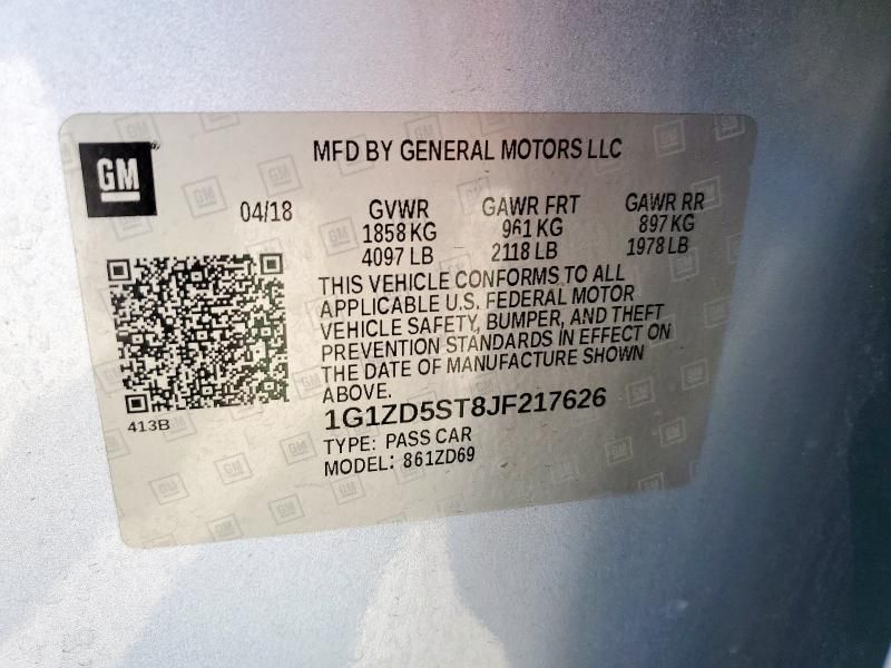 2018 Chevrolet Malibu LT
