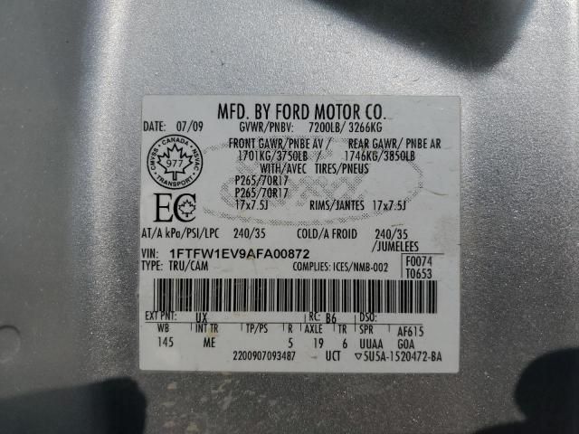 2010 Ford F150 Supercrew