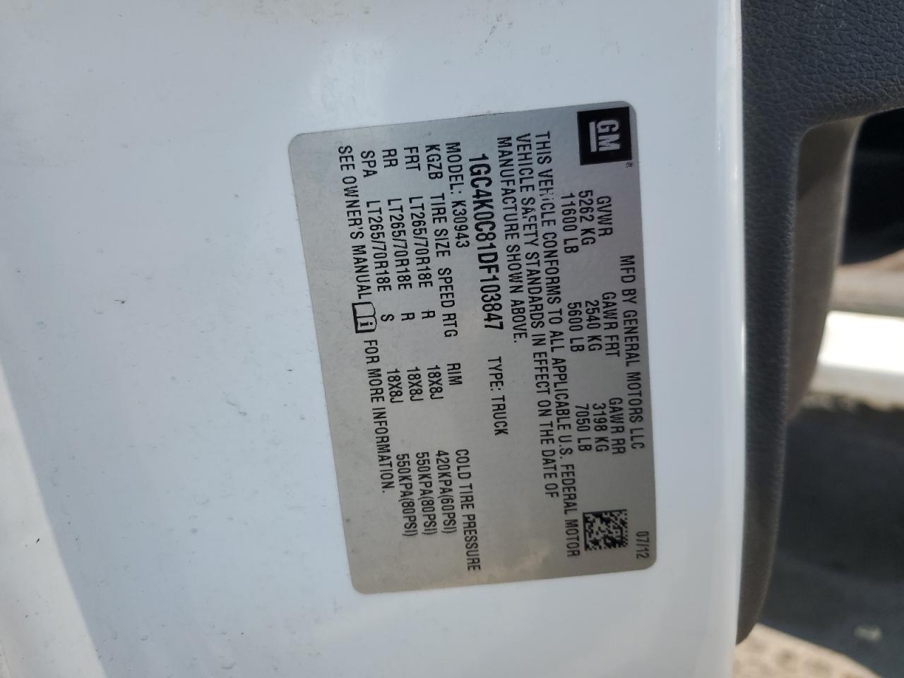 2013 Chevrolet Silverado K3500 LT