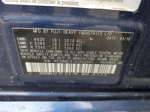 2010 Subaru Legacy 2.5I Premium