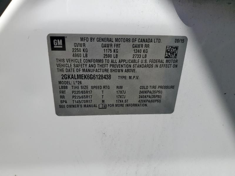 2016 GMC Terrain sle