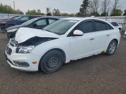 Chevrolet salvage cars for sale: 2015 Chevrolet Cruze LT