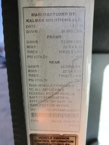 2019 Kalmar Ottawa T2 Yard Truck