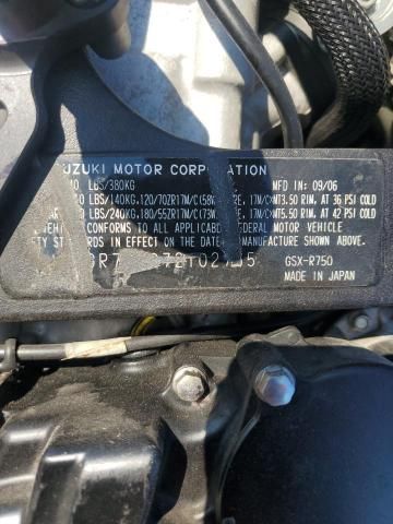 2007 Suzuki GSX-R750