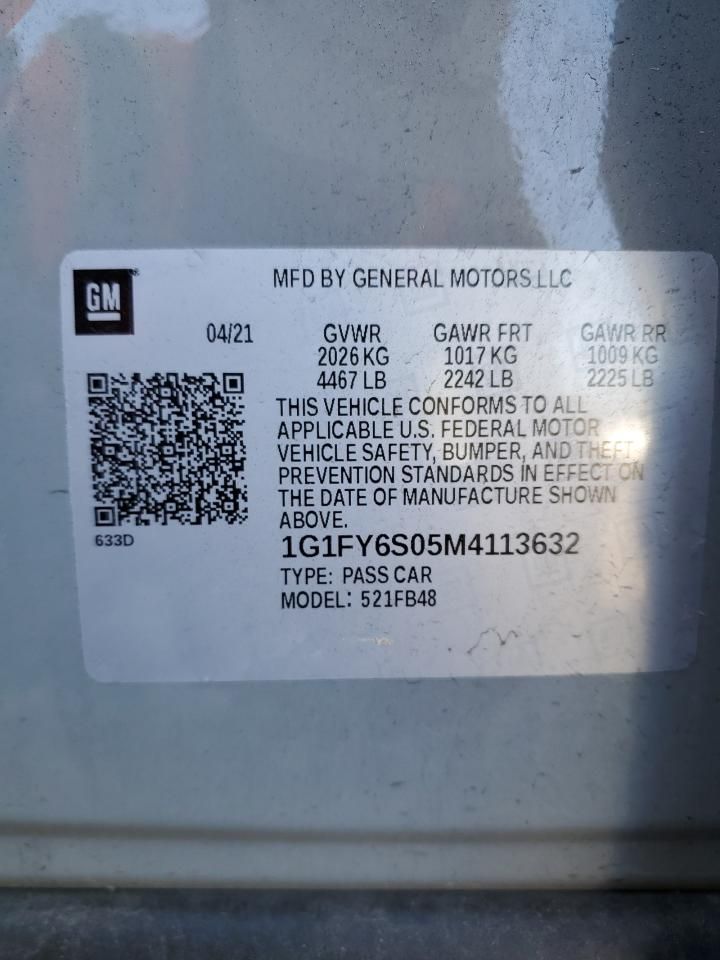 2021 Chevrolet Bolt ev lt