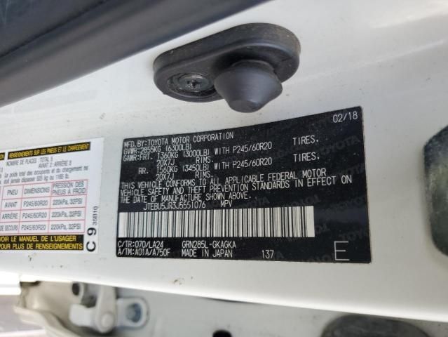 2018 Toyota 4runner SR5/SR5 Premium