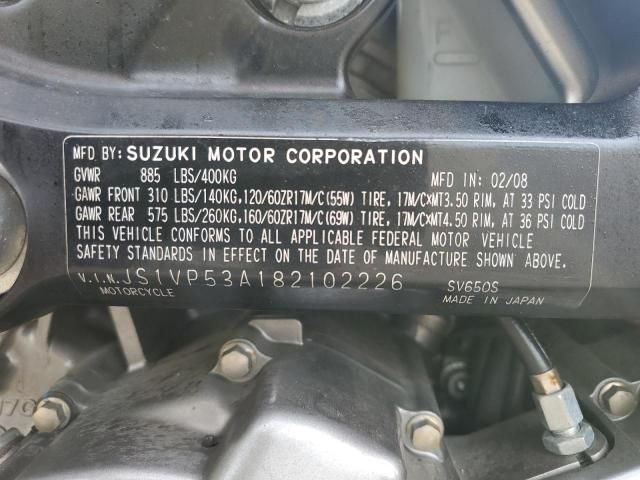 2008 Suzuki SV650