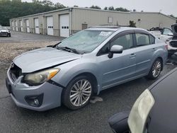 Subaru Impreza salvage cars for sale: 2013 Subaru Impreza Limited