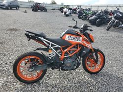 Salvage motorcycles for sale at Earlington, KY auction: 2019 KTM 390 Duke