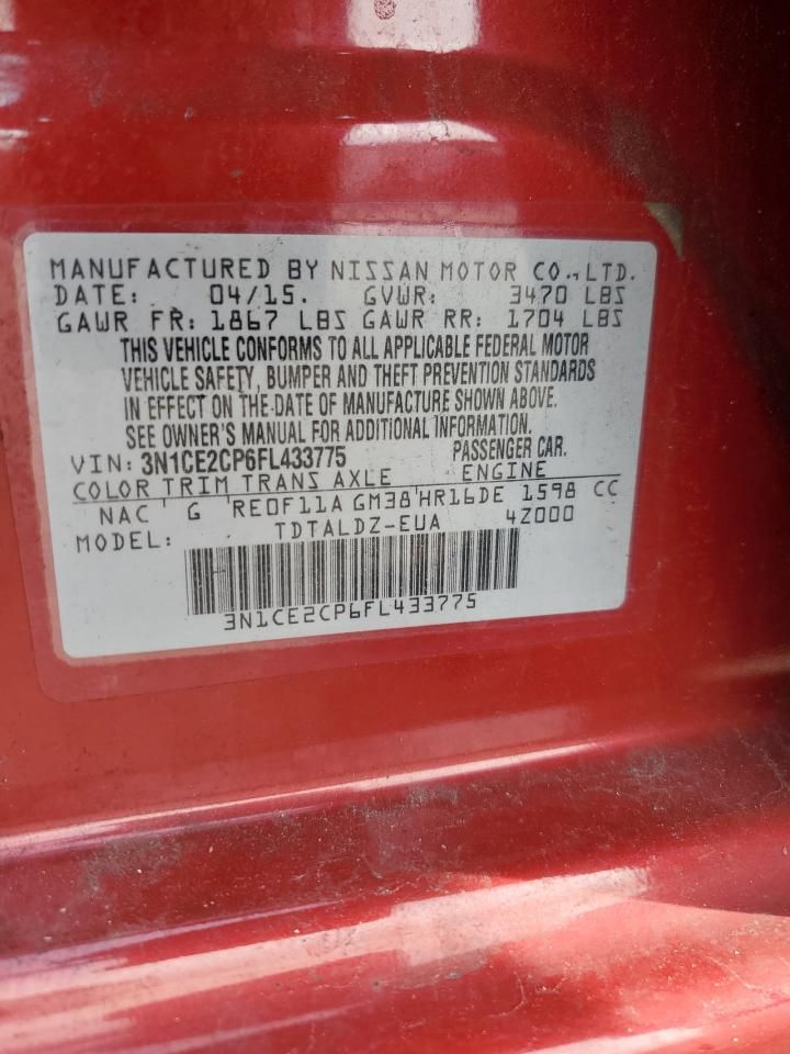 2015 Nissan Versa Note s