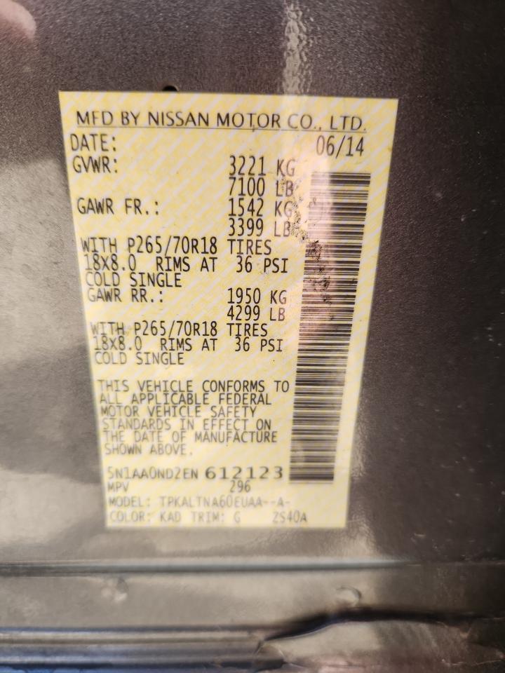 2014 Nissan Armada sv