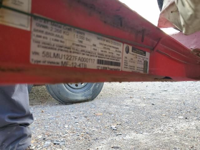 2015 Other 2015 Metal Craft MF-12-4TB Pressure Washer Trailer