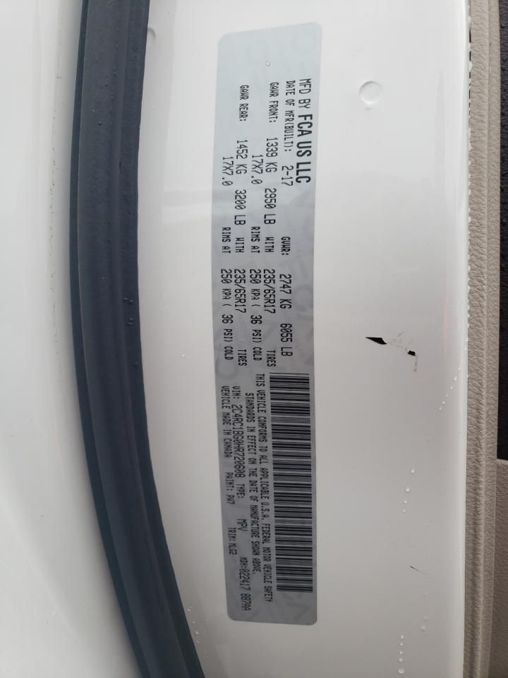 2017 Chrysler Pacifica Touring l