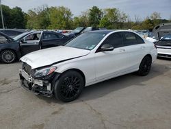 Mercedes-Benz c 300 4matic salvage cars for sale: 2018 Mercedes-Benz C 300 4matic