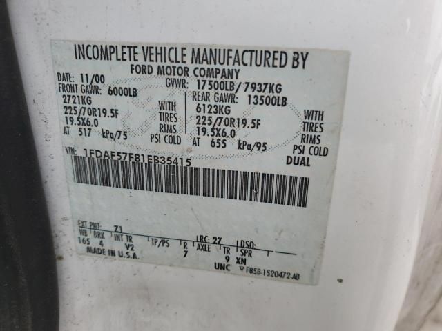 2001 Ford F550 Super Duty