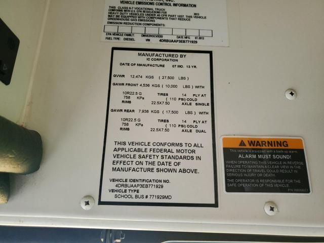 2014 Ic Corporation 2014 IC Bus BE-Bus