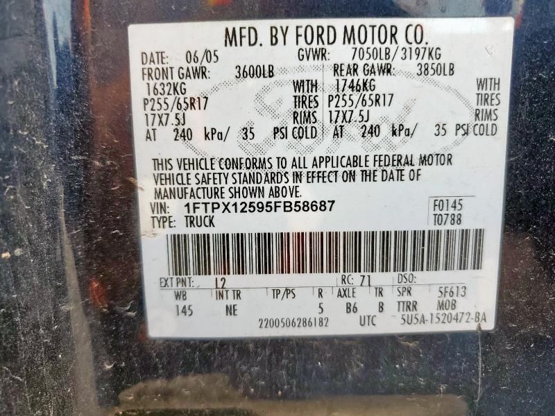 2005 Ford F150