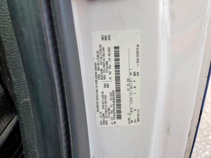 2018 Ford F550 Super Duty