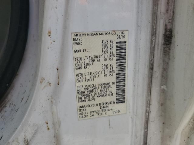 2020 Nissan NV 2500 SV