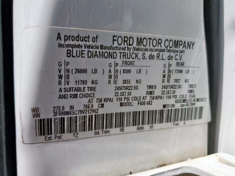 2009 Ford F650 Super Duty