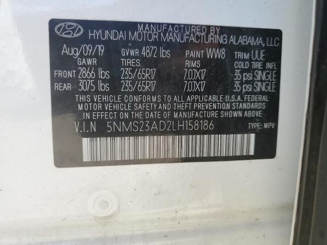 2020 Hyundai Santa fe se