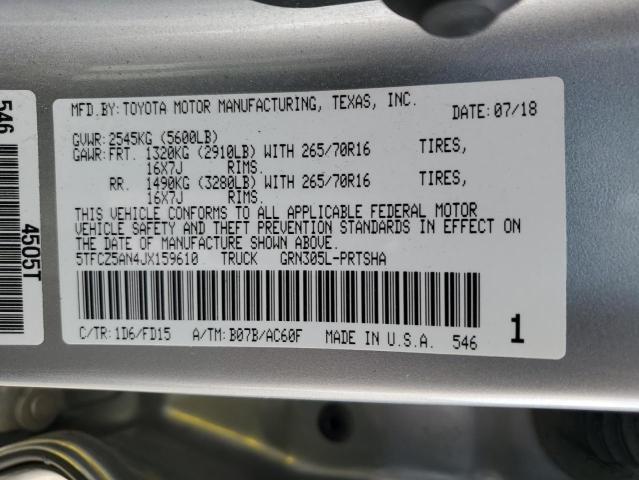 2018 Toyota Tacoma Double cab