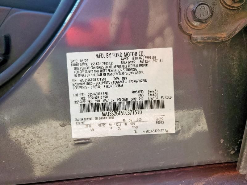 2020 Ford Ecosport SE