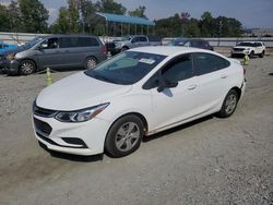 Chevrolet Cruze ls salvage cars for sale: 2018 Chevrolet Cruze LS