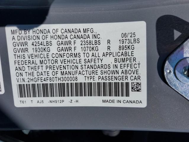 2026 Honda Civic Sport