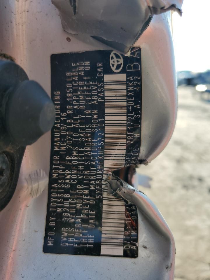 2017 Toyota Corolla l