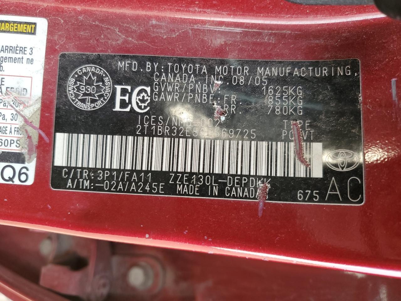 2006 Toyota Corolla ce