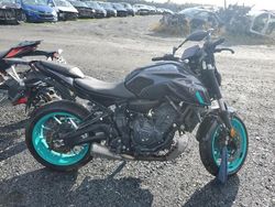 Yamaha salvage cars for sale: 2024 Yamaha MT07