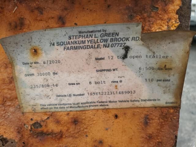 2020 Stephgreen 2020 Stephen L. Green Equipment Trailer