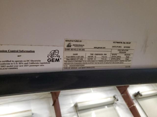 2003 Global Electric Motors 825