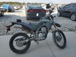 Salvage motorcycles for sale at Wayland, MI auction: 2025 Kawasaki KLX300 F
